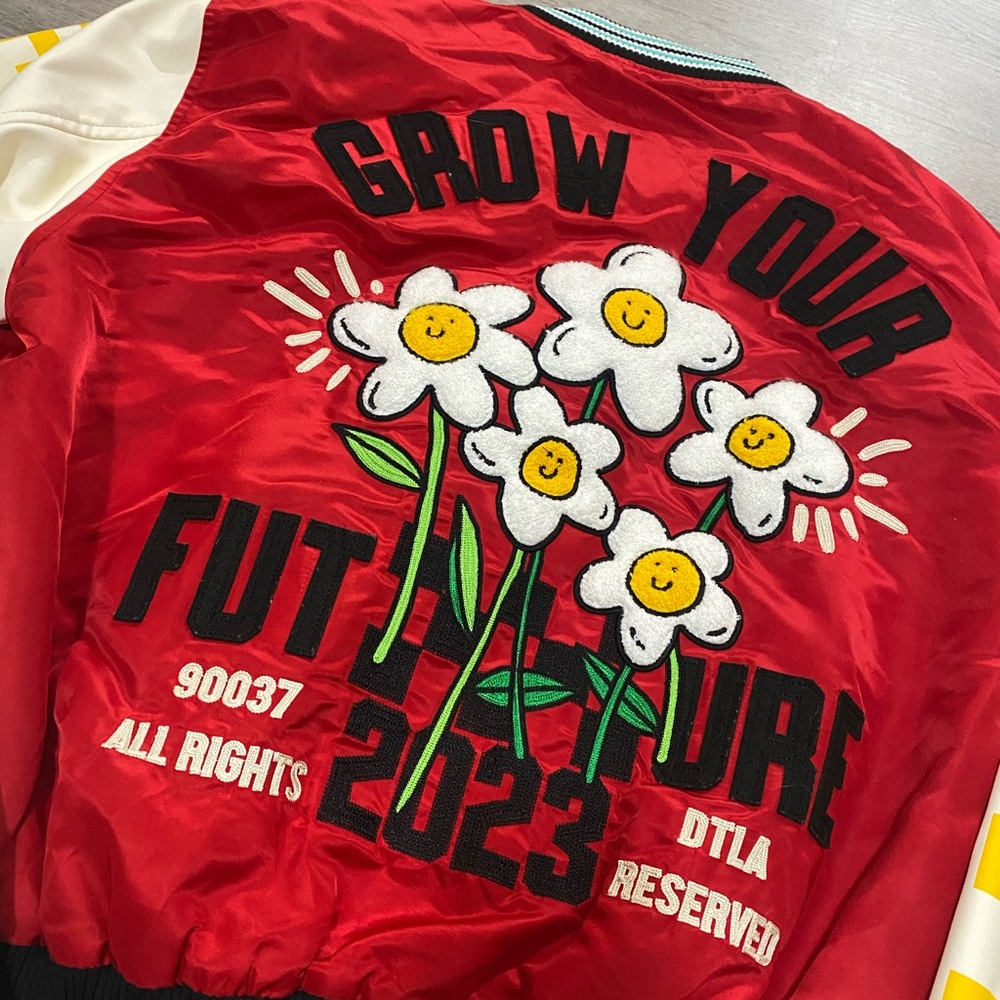 First Row Grow Your Future Varsity Patch Jacket L… - image 8